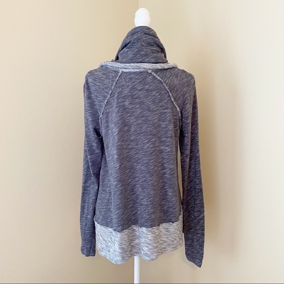 Free People Beach Oversized Cowl Neck Cotton Pullover Top - XS/S - Picture 5 of 14